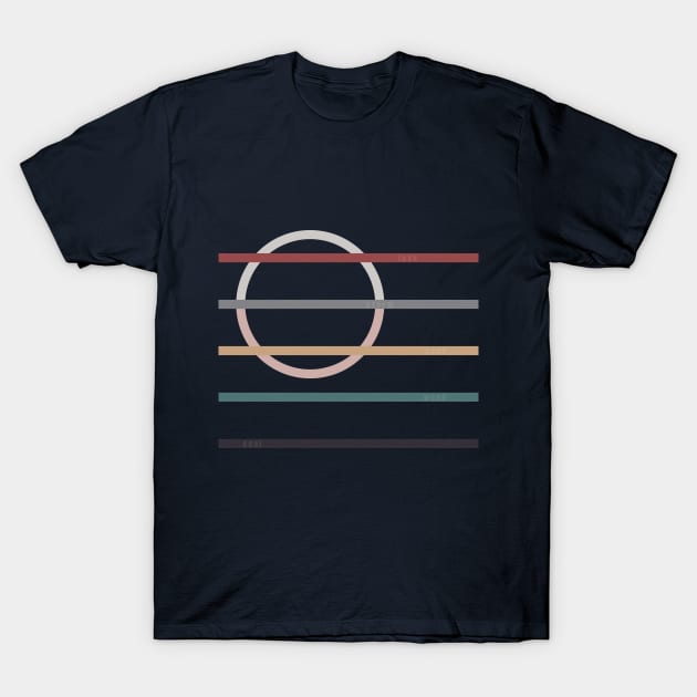 for Love || stripes & circle T-Shirt by Ia-Po